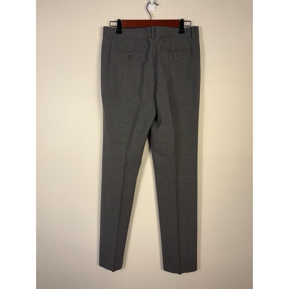 Brooks Brothers Caroline Fit Trouser Pants Straight Leg Gray Size 4 Wool Stretch - Picture 2 of 10